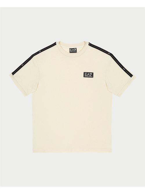 T-shirt girocollo bambino EA7 con logo EMPORIO ARMANI EA7 | 7B000190-AF10375U1079